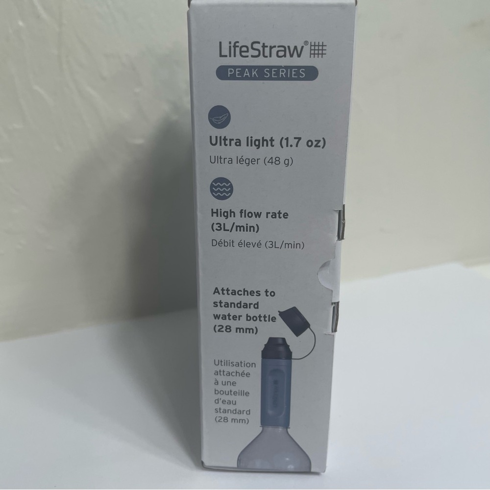 LifeStraw Peak Series Solo Water Filter New Box Camping Hiking Life Straw NIB - Picture 5 of 12